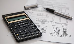 financial statements and calculator